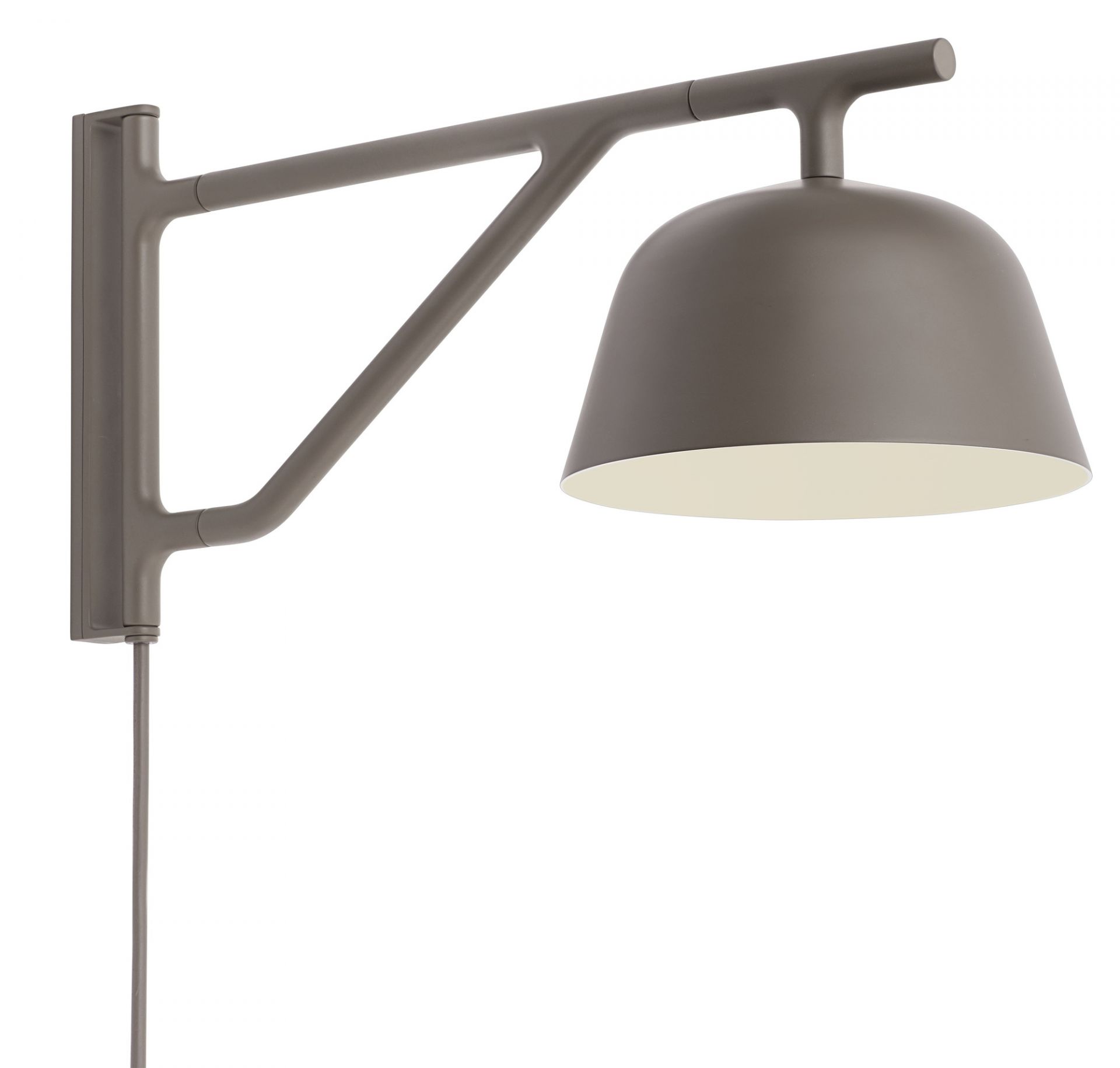 Ambit Wandleuchte in Taupe von Muuto: Moderne Wandlampe für stilvolle Innenraumbeleuchtung.