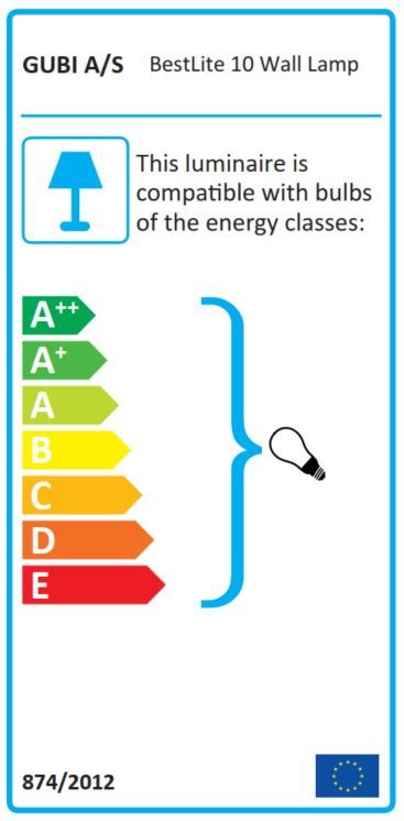 Bestlite BL 10 Wandleuchte Gubi