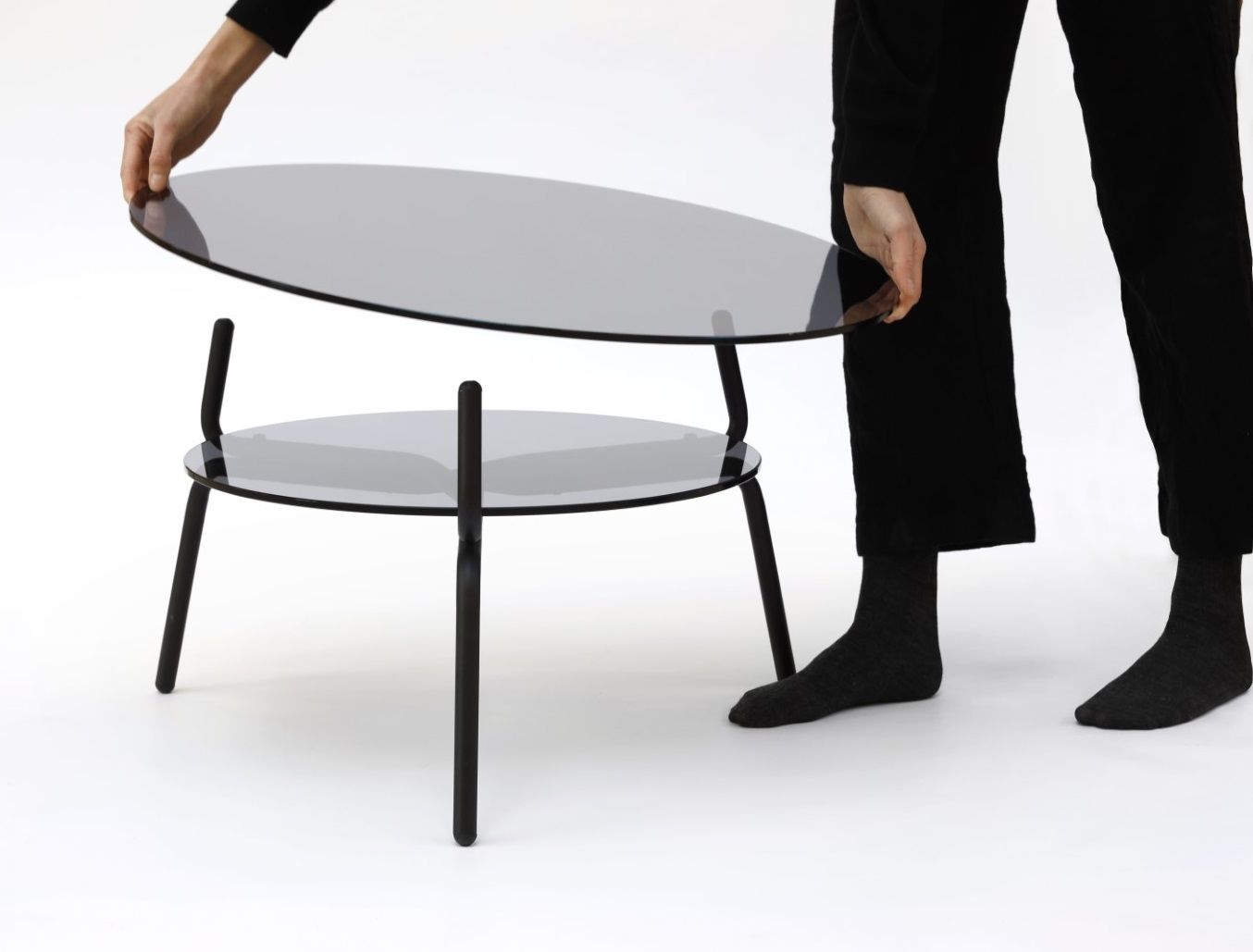 Lej Couchtisch Transparent Mox