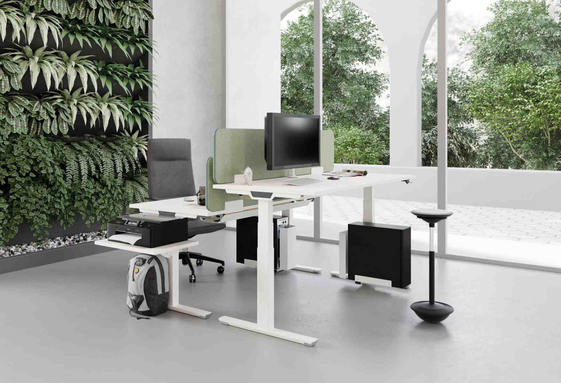 Crew T Schreibtisch höhenverstellbar von Palmberg