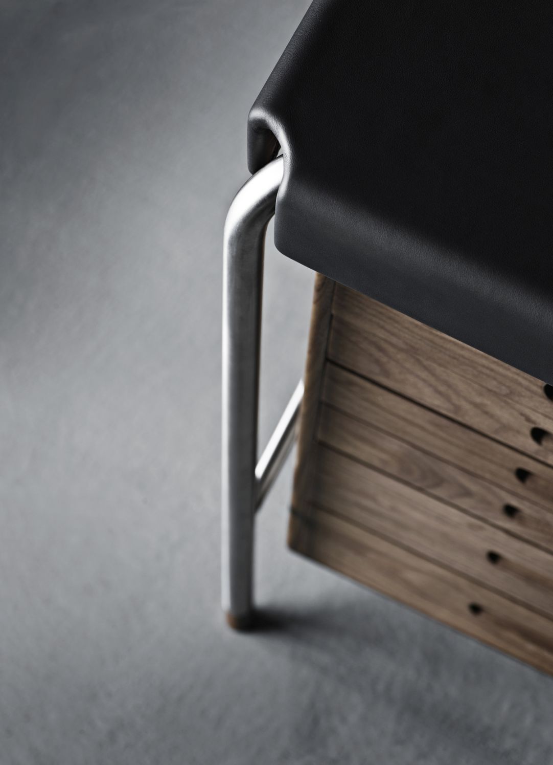 Detailaufnahme: AJ52 Society Table von Carl Hansen & Søn, geölte Eiche, Schreibtisch.