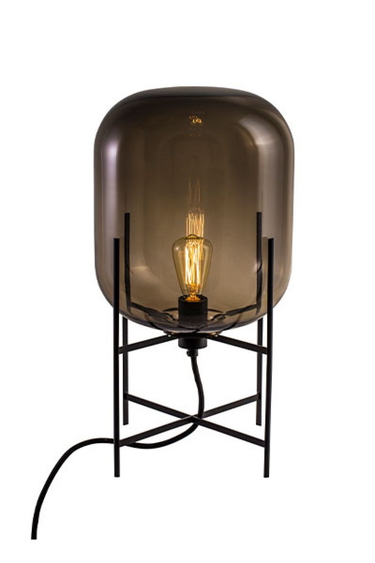 Oda Small Tischleuchte rauchgrau Pulpo