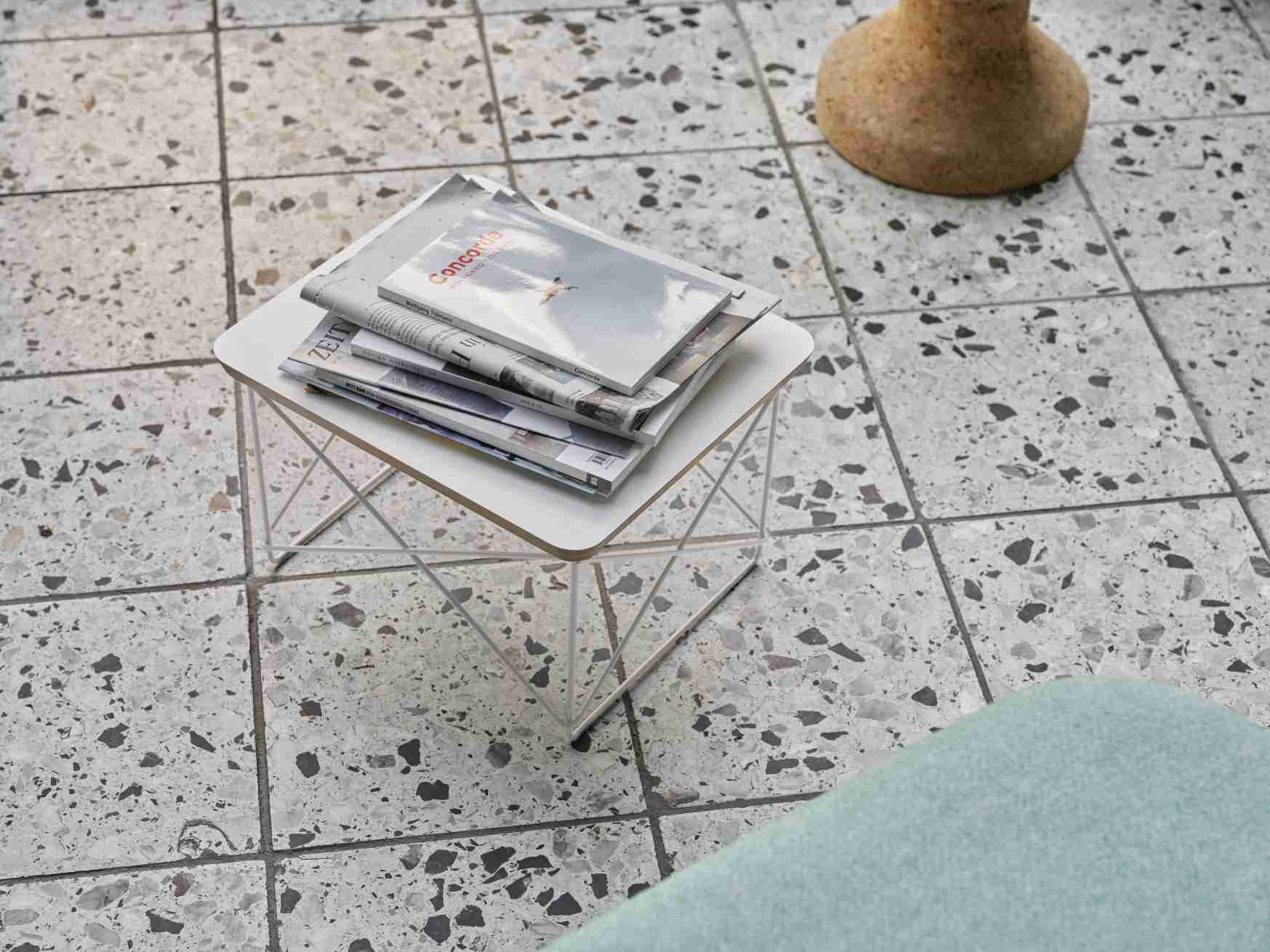 Occasional Table LTR Beistelltisch HPL Weiss Vitra 