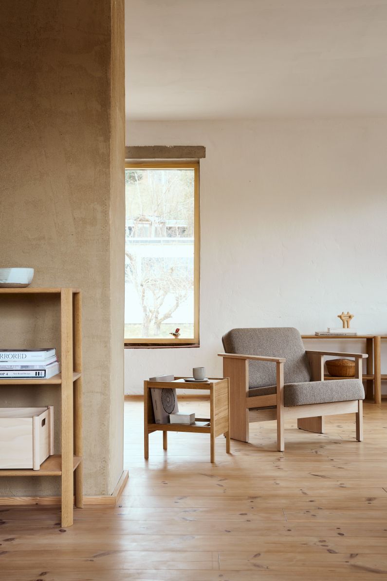 Block Lounge Chair Sessel Bezug Hallingdal Form & Refine