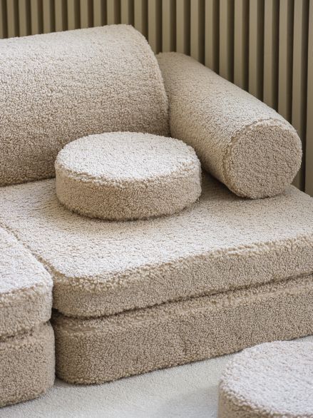 Kinderspielsofa Teddystoff Wigiwama