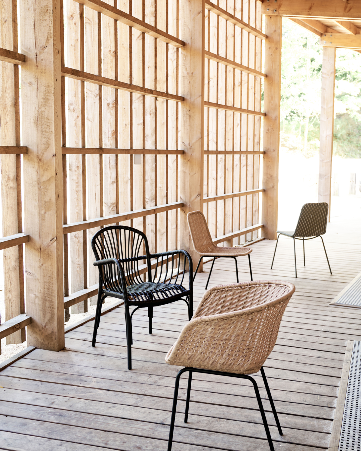 HDHapur Stuhl Indoor / Outdoor Natur house doctor EINZELSTÜCK