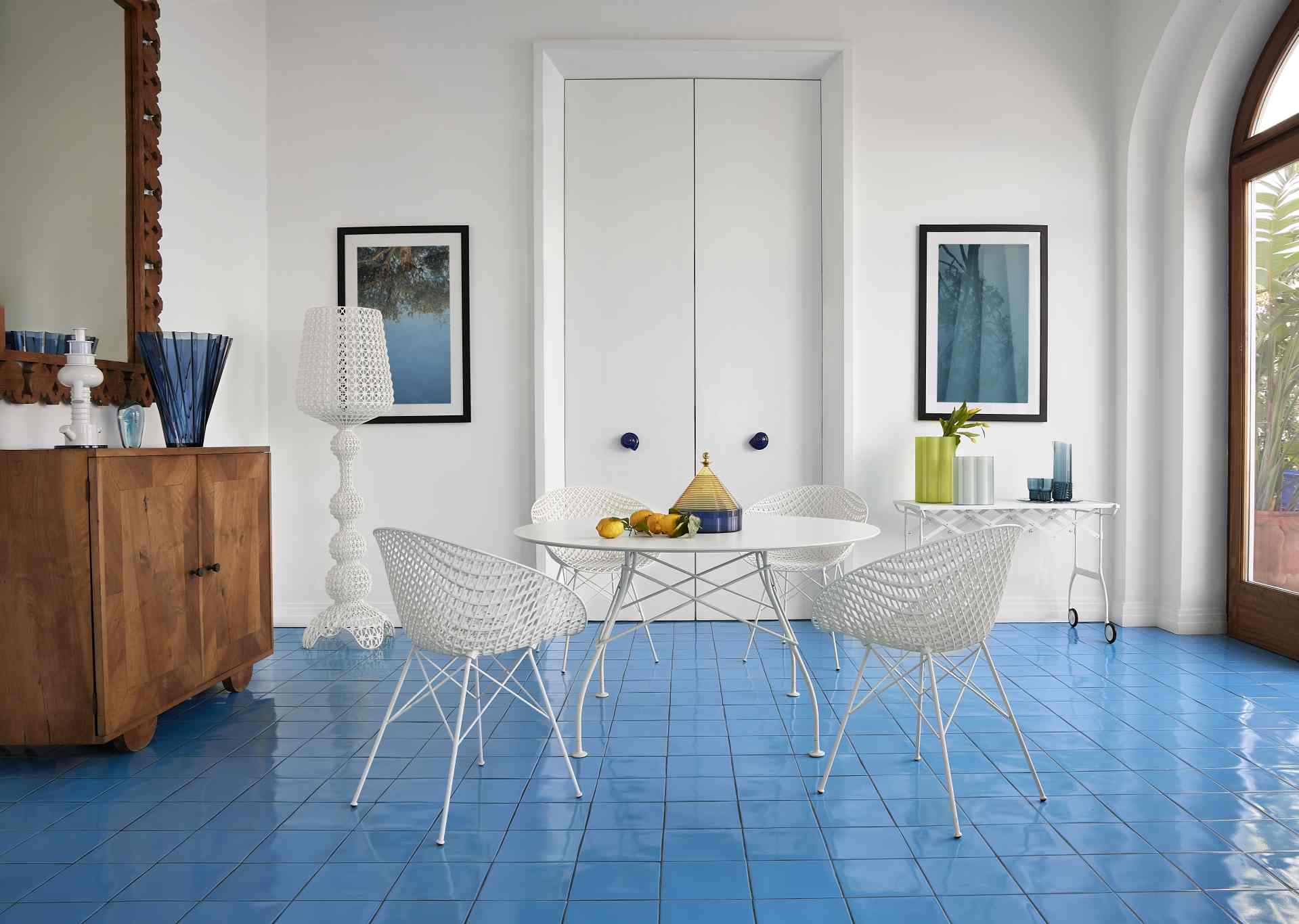 Smatrik Outdoor Stuhl Kartell Weiß