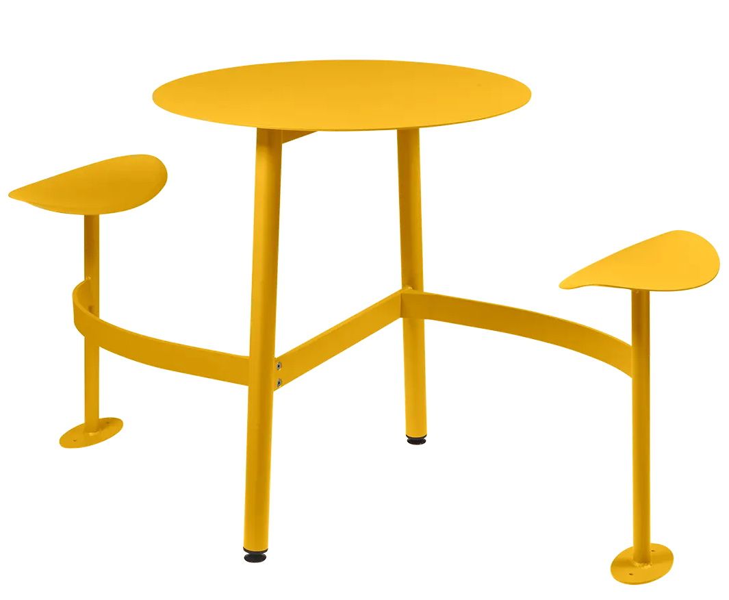 Bolder 2-Sitzer-Tisch mit Sitzflächen Outdoor Fermob