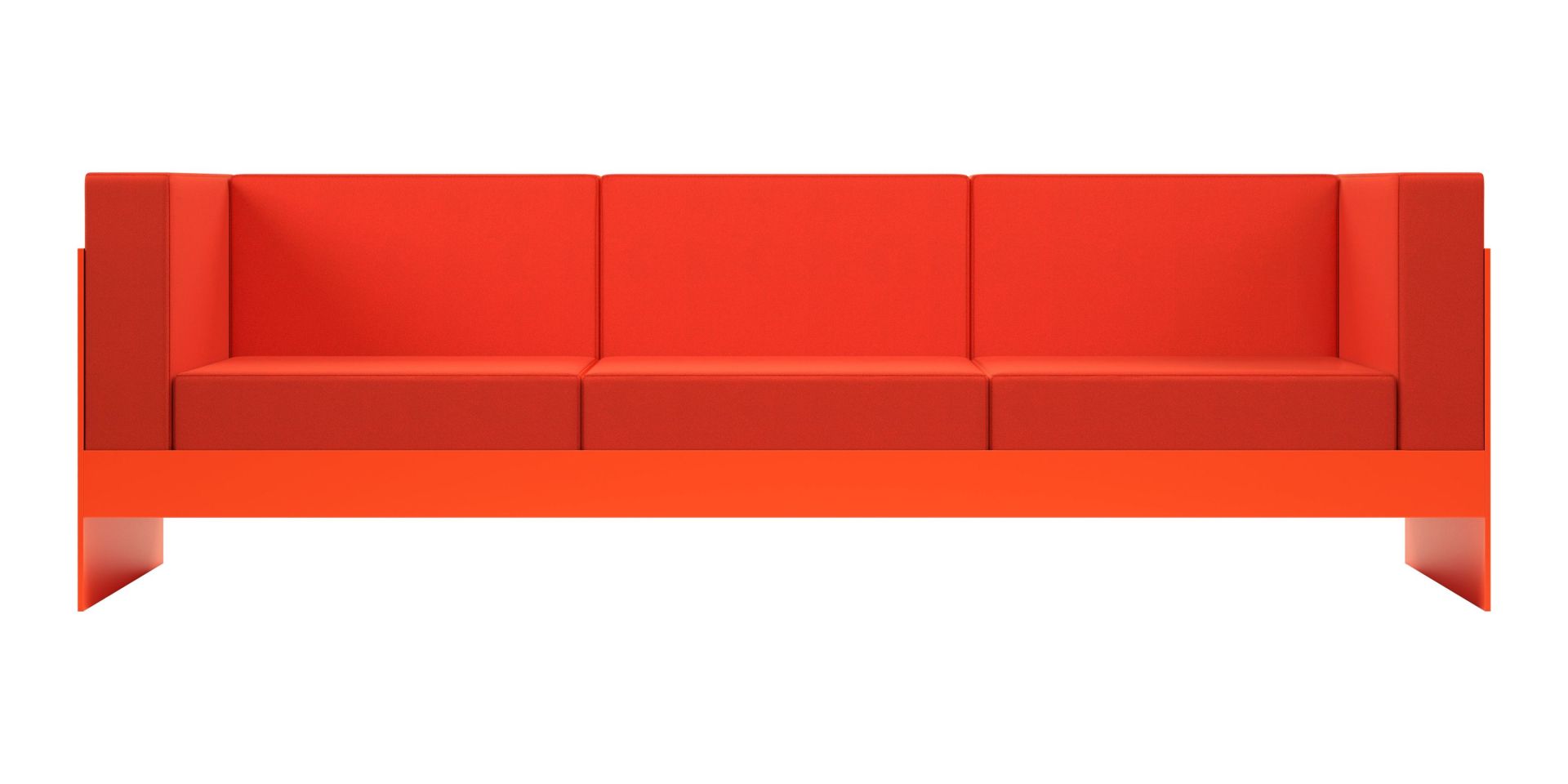Standard Sofa 242x81x74 cm orange New Tendency