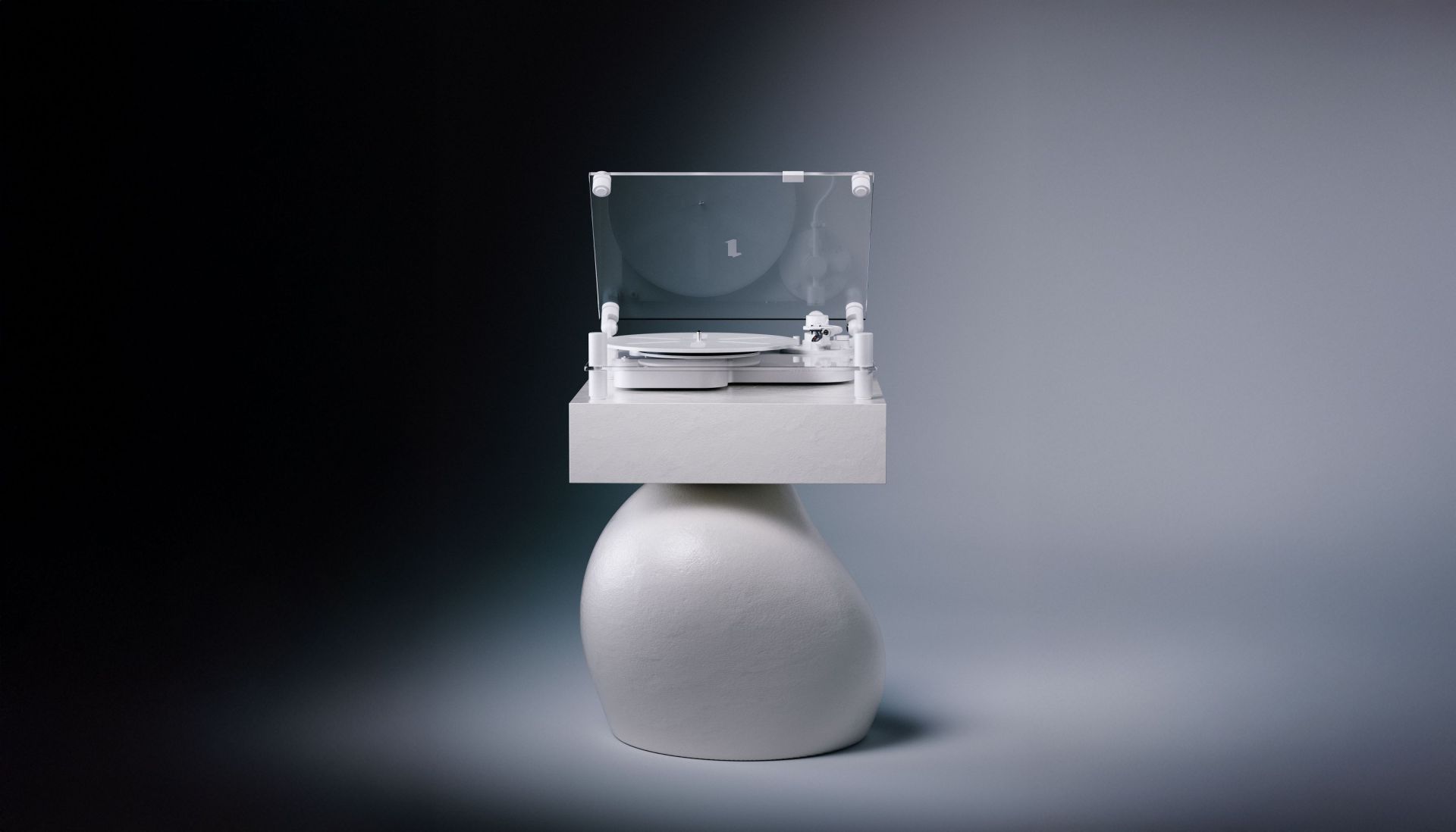 Transparente Drehscheibe Transparent