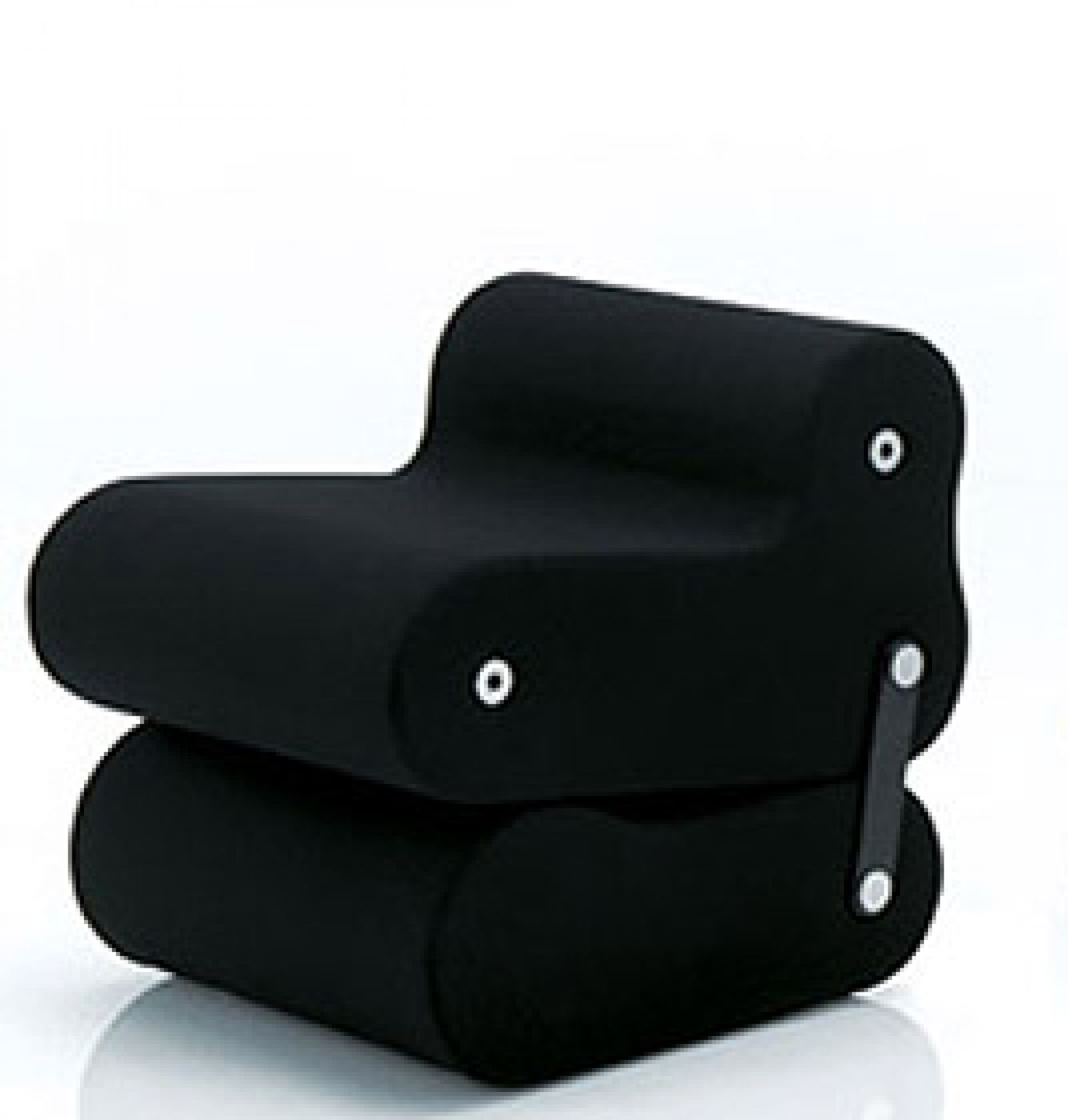 Schwarzer Multichair Sessel von B-Line: Moderner Design Sessel, flexibel verstellbar, ideal für Wohnzimmer und Büro.