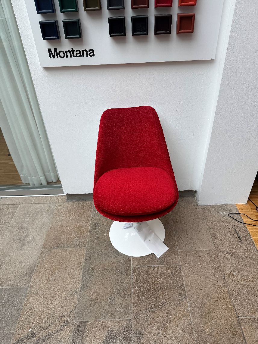 Tulip Chair Stuhl drehbar VOLLGEPOLSTERT Knoll International AUSSTELLUNGSSTÜCK 
