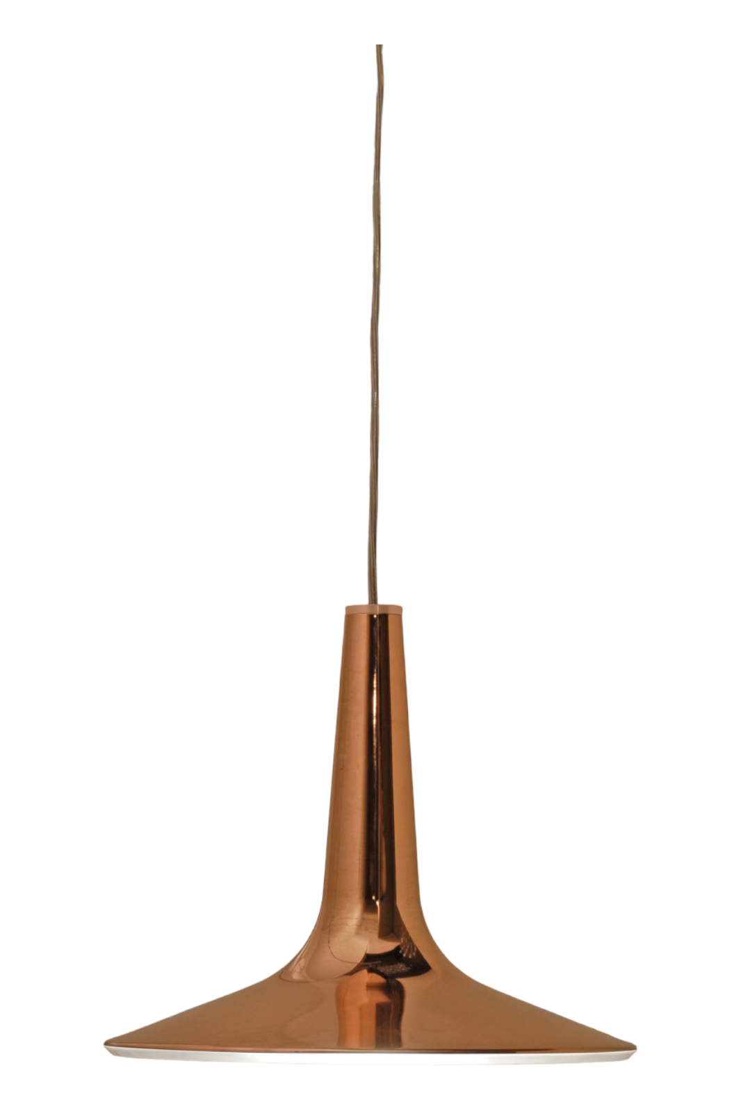 Kin LED Pendelleuchte von Oluce in Kupfer: Moderne Hängelampe für stilvolle Innenbeleuchtung.