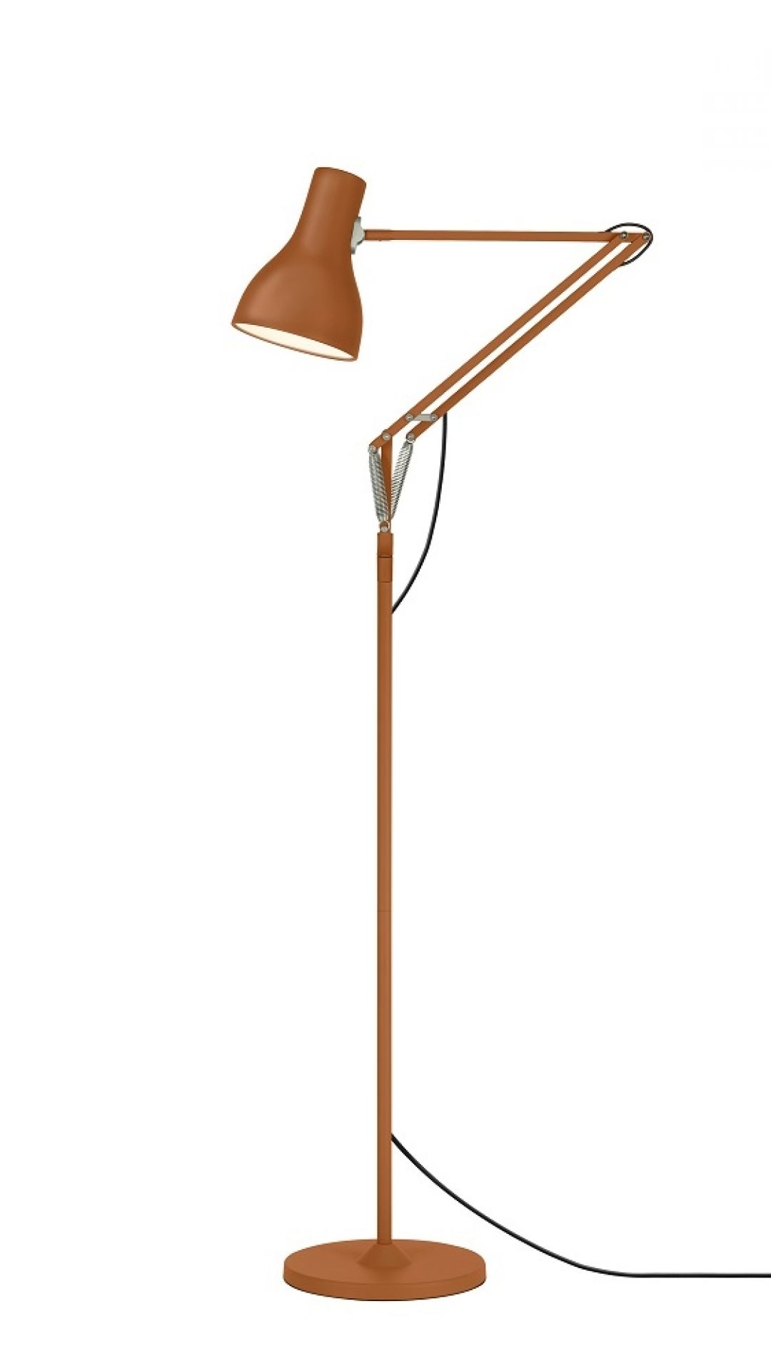 Anglepoise Type 75 Stehleuchte in Sienna: Verstellbare Design-Lampe für Wohnzimmer und Büro.