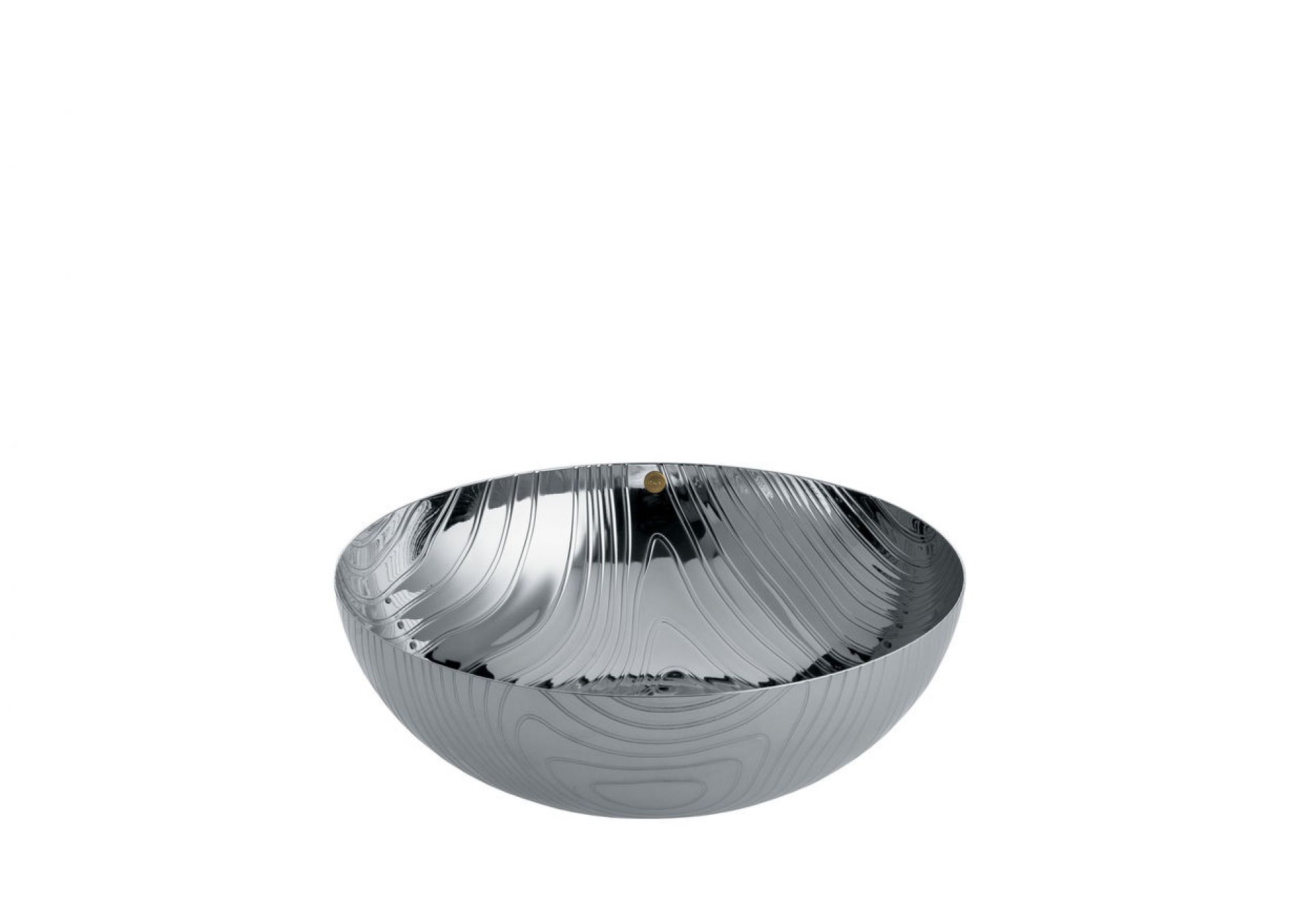 Alessi Veneer Schale PU06/21, 21 cm, aus Edelstahl. Dekorative Design Schale für Obst.