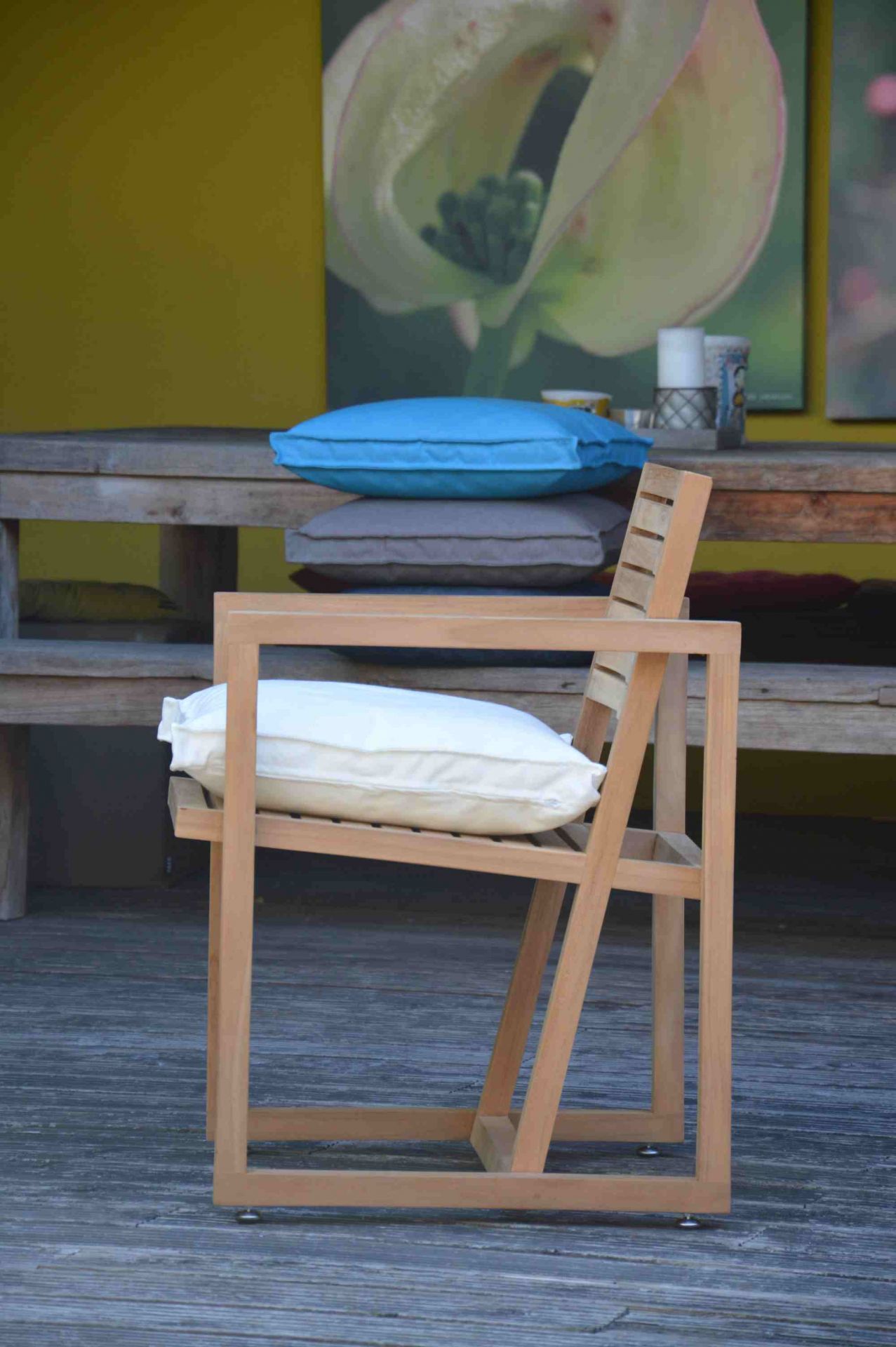 Timber Armlehnsessel Natur Outdoor Jan Kurtz