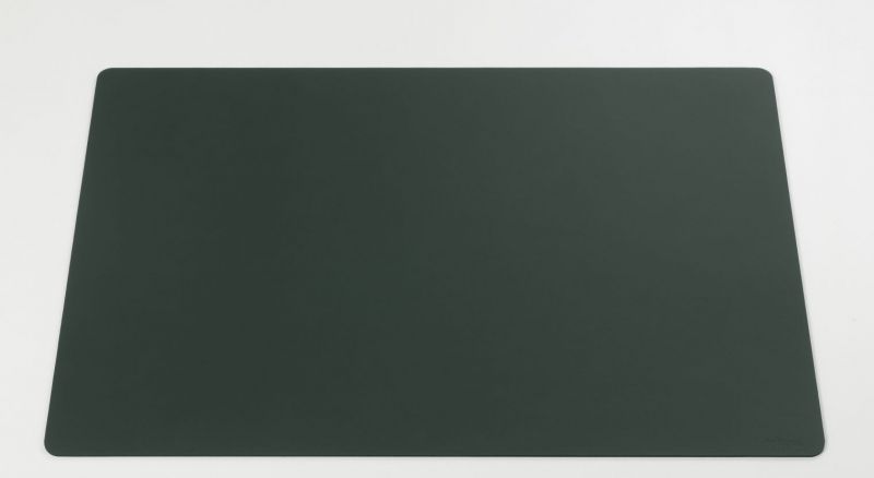Repad Schreibtischunterlage in Jade: Eine große, rechteckige Schreibtischunterlage in dunklem Grün. Büroaccessoire für den Schreibtisch.