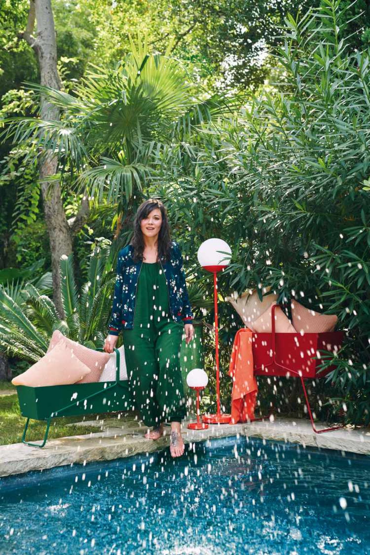 Basket Blumenkasten lang Fermob