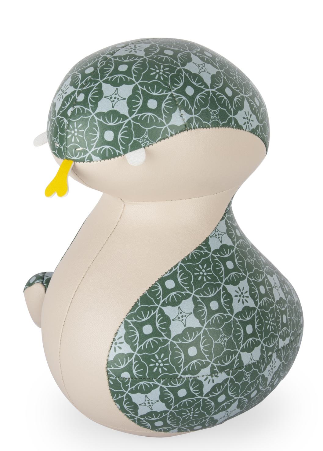 Buchstütze Snake Nick Grün (May Prosperity Blossom) / Weizen Züny