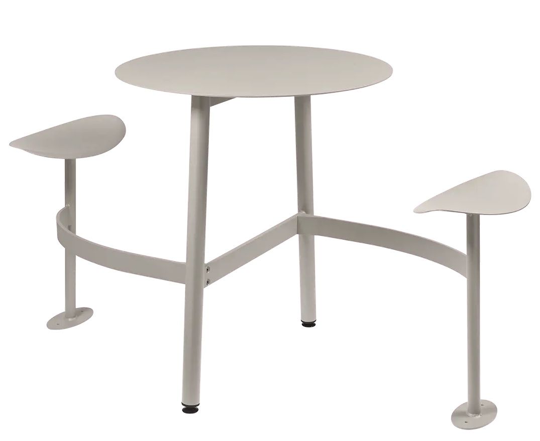 Bolder 2-Sitzer-Tisch mit Sitzflächen Outdoor Fermob