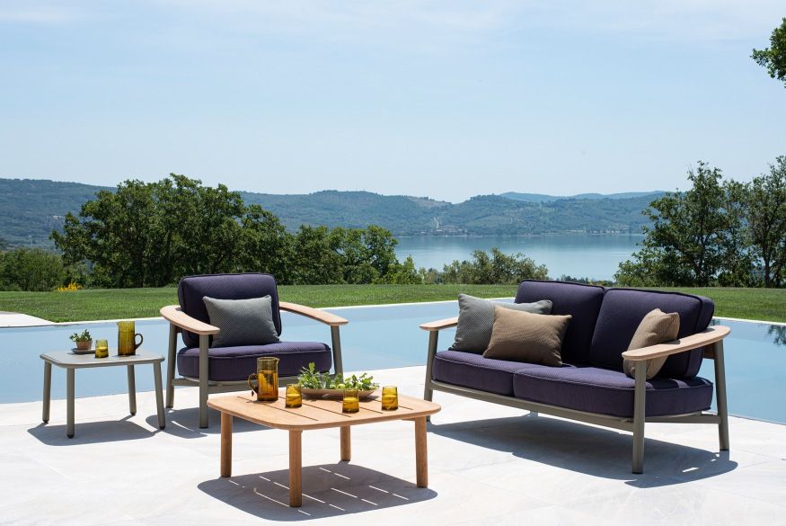 Twins Lounge Chair Sessel Outdoor Emu