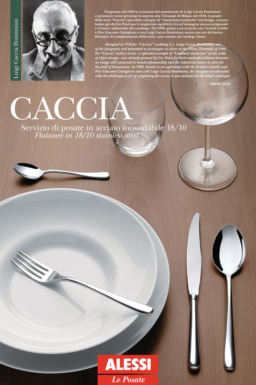 Caccia Besteckgarnitur LCD01S24R 24tlg. Alessi