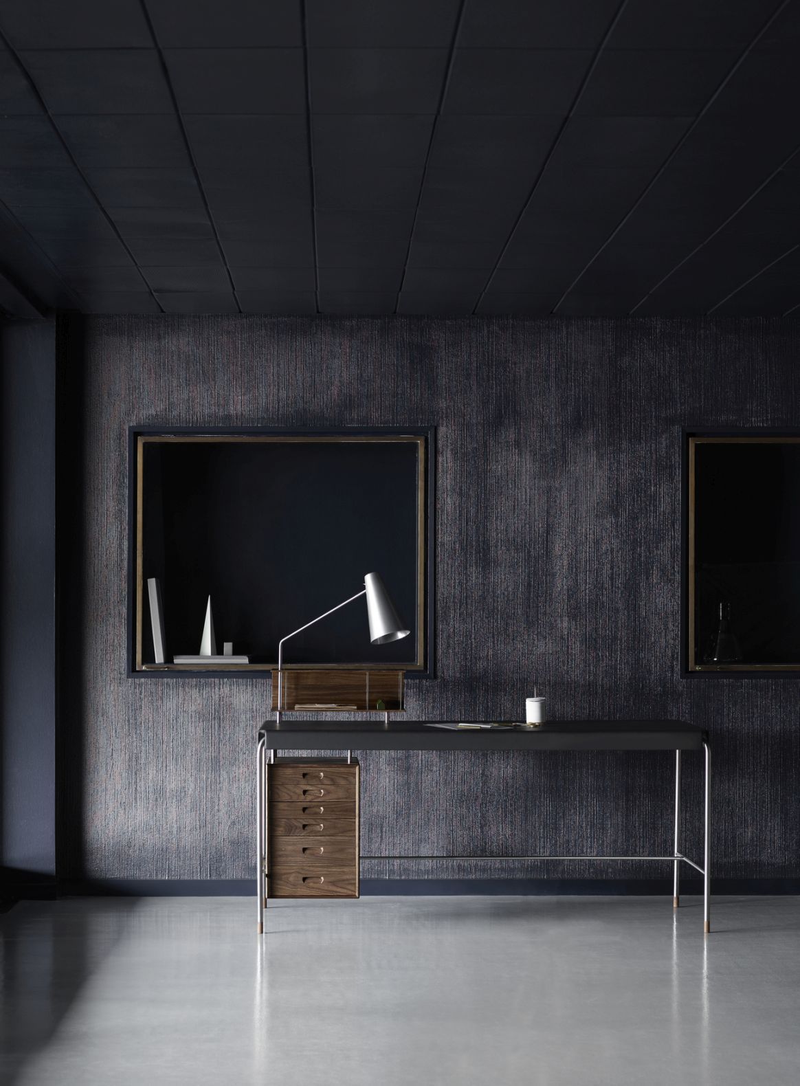 AJ52 Society Table Arbeitstisch von Carl Hansen & Søn aus geölter Eiche. Moderner Bürotisch.