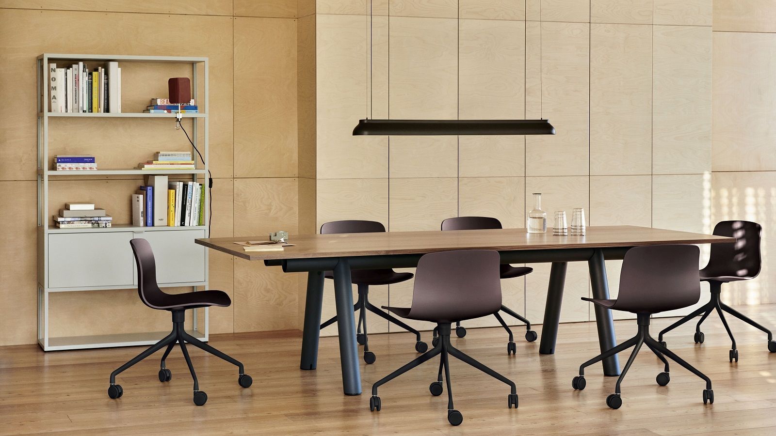 Boa Table Tisch / Konferenztisch B 420 x T 110 x H 75 cm Hay