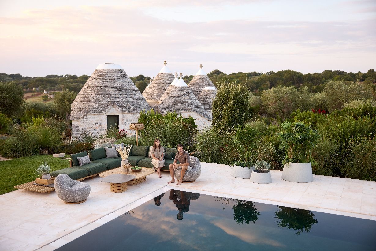 Soil Planter Trapezium Medium Pflanzgefäß Outdoor Cane-Line