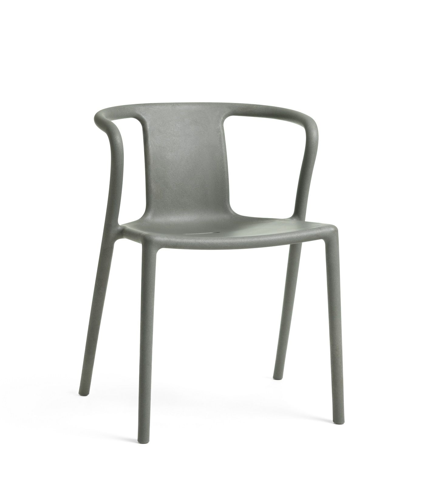 Grauer RE Air Armchair von Magis, ein moderner Armlehnenstuhl für drinnen und draußen.