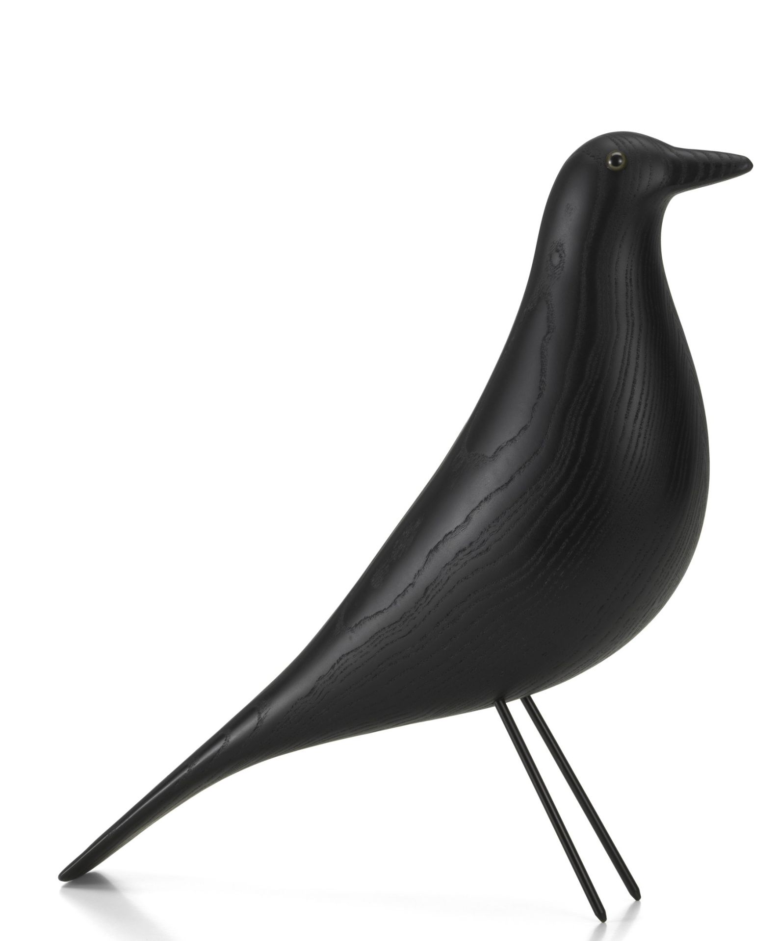 Eames House Bird Skulptur Esche schwarz Vitra 