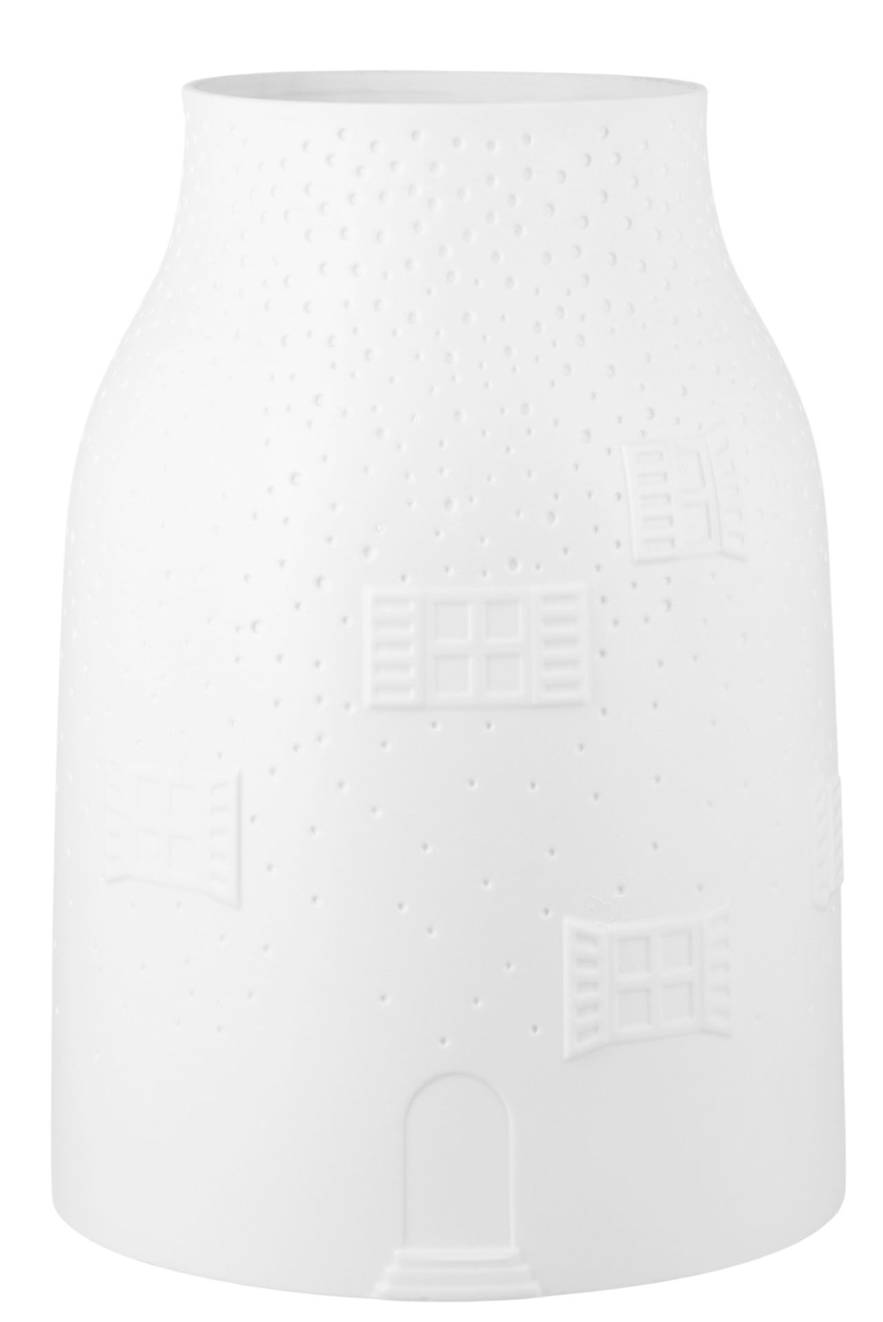 Vase Winterhaus Groß Räder