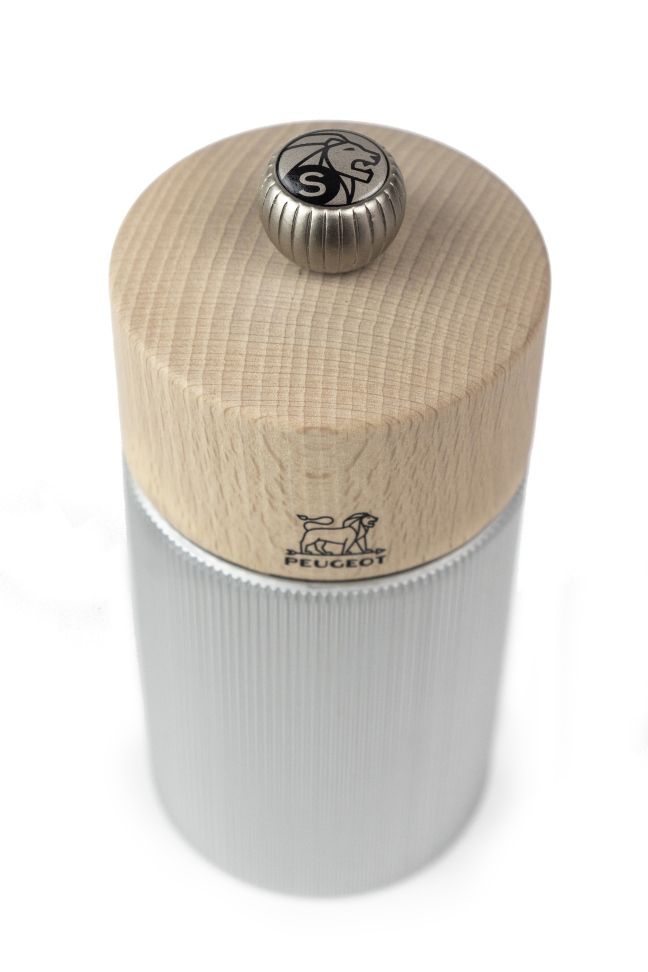 Line Salzmühle H 12 cm Aluminium / Natur Peugeot 