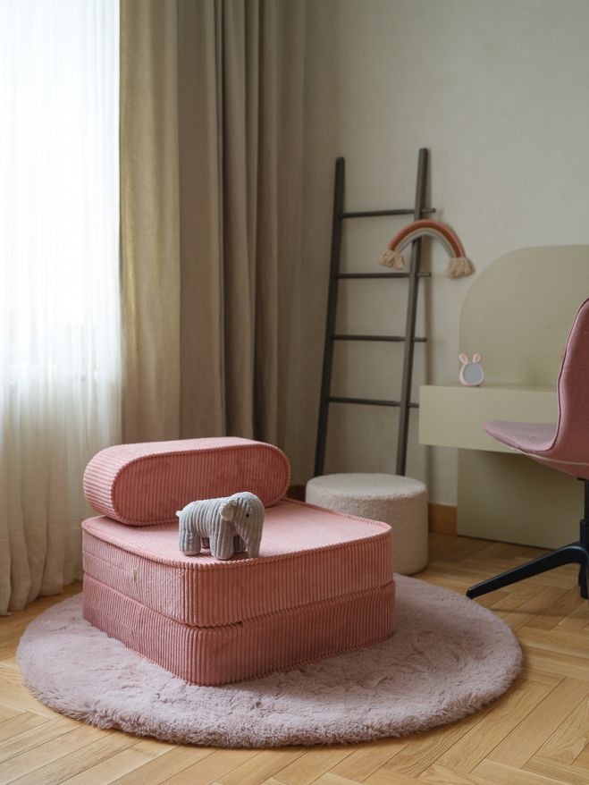 Kinderklappsessel Wigiwama Pink Mousse