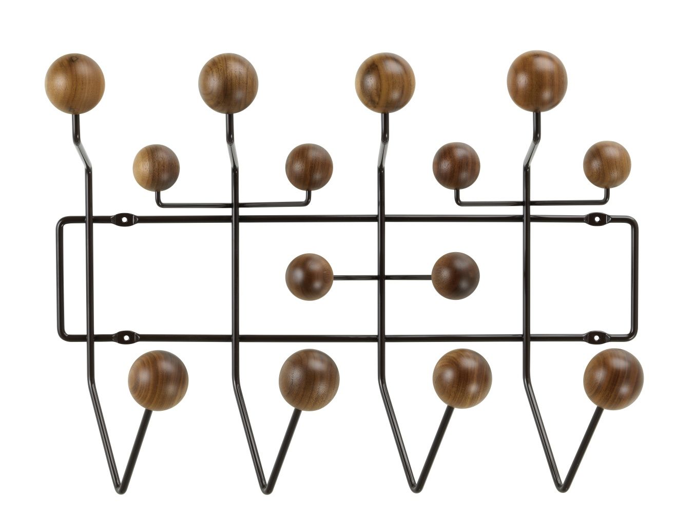 Eames Hang it all Garderobe Nussbaum natur Vitra 