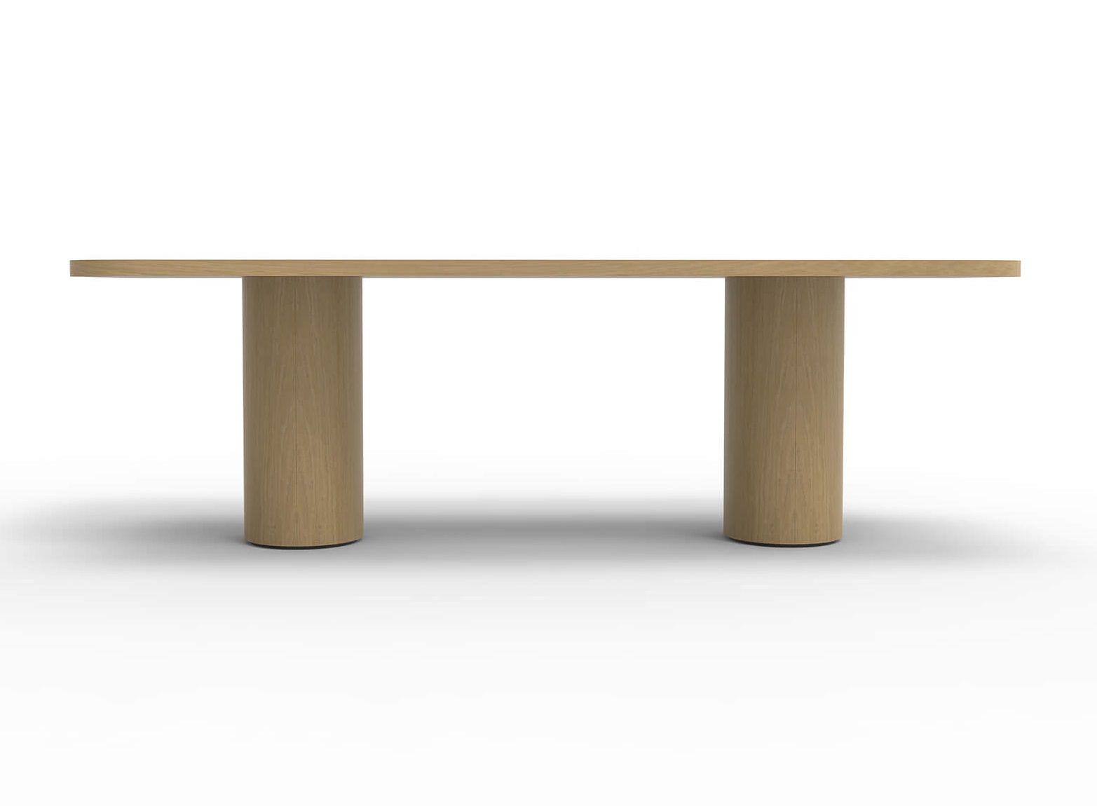 Tecta Tisch: M70 Esstisch mit hellen Holzbeinen, moderner Konferenztisch für Büro und Zuhause.