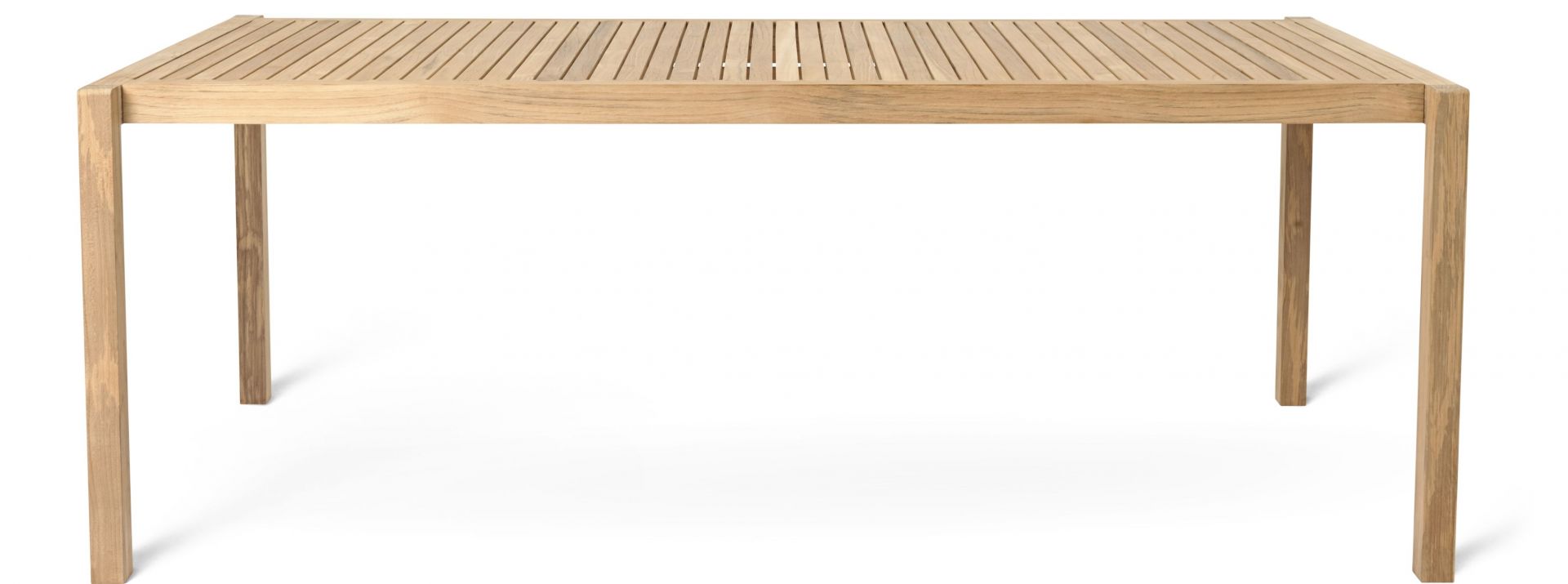 AH901 Esstisch von Carl Hansen & Søn aus Teakholz für den Garten.