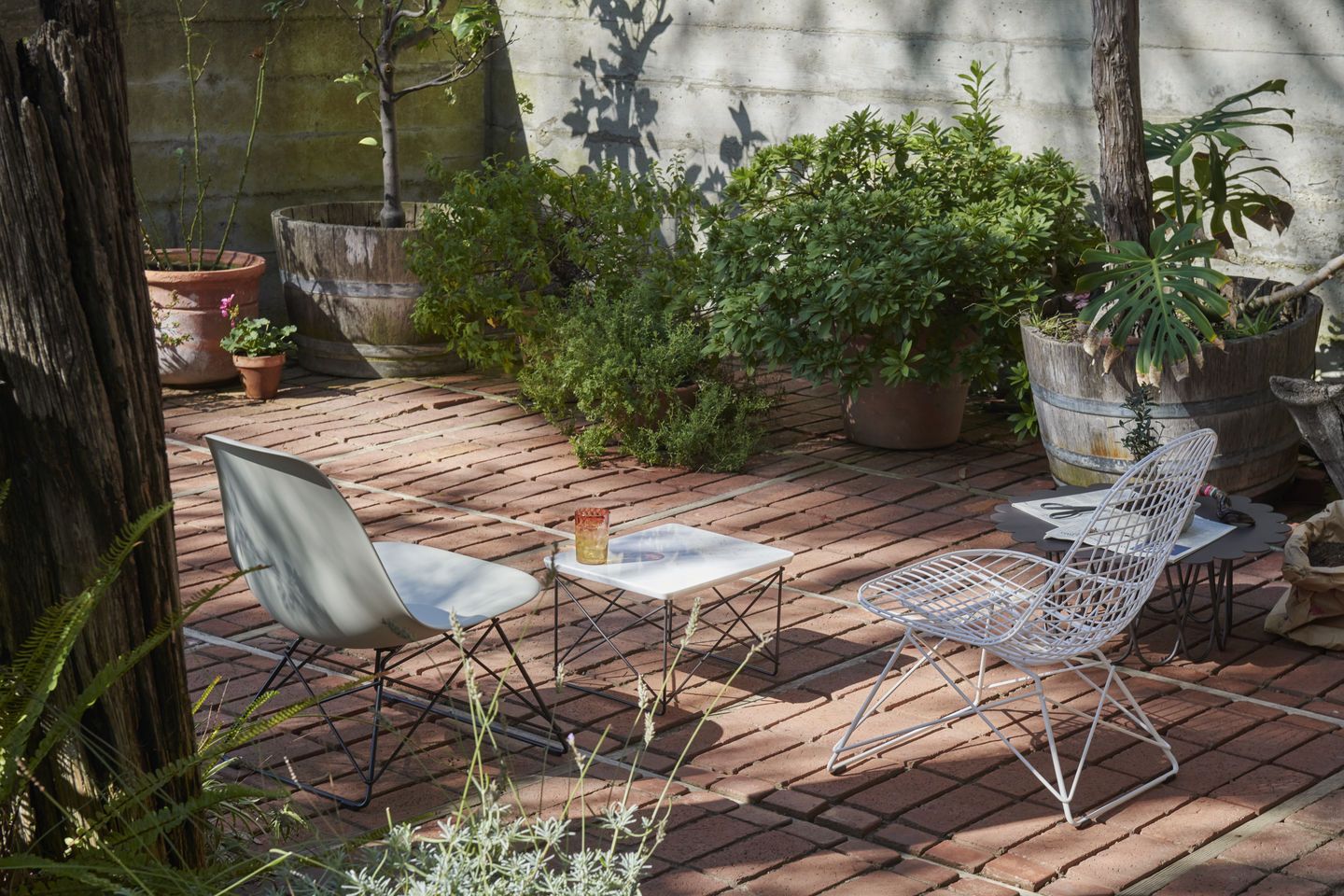 LKR-2 Wire Chair Stuhl mit Sitz- und Rückenbezug Vitra