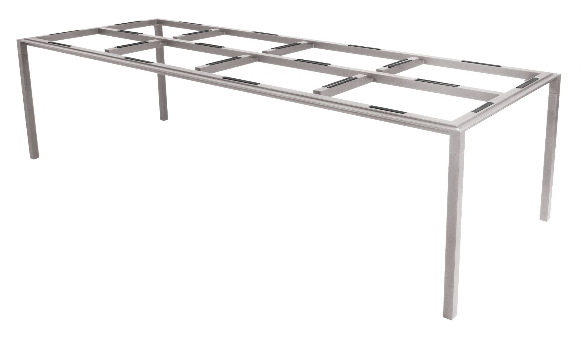 Pure Outdoor Esstisch Gestell in Taupe, Cane-Line. Rahmen für Gartentisch, modern und stabil.