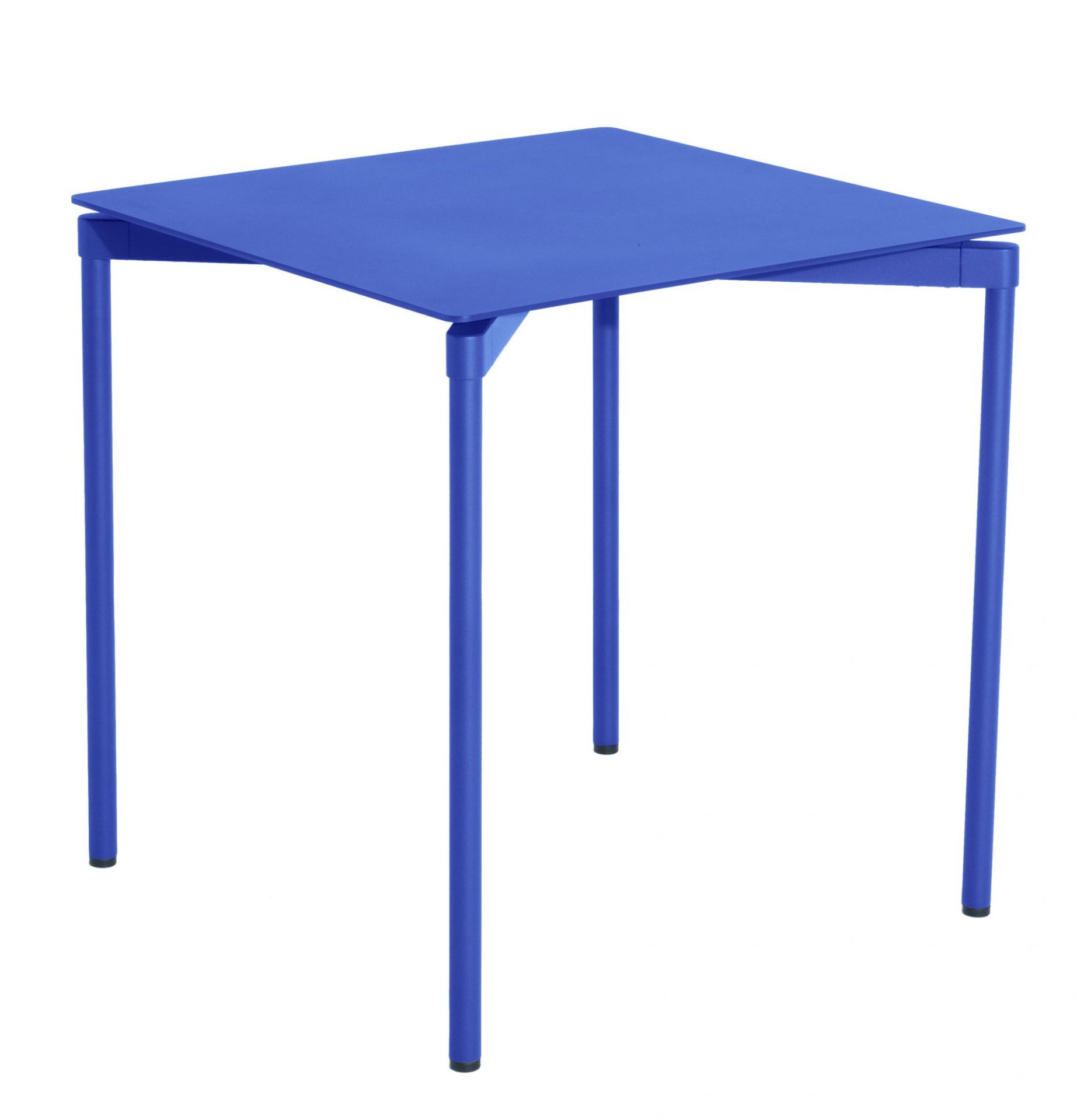Blauer Fromme Esstisch quadratisch von Petite Friture. Moderner Tisch mit minimalistischem Design für Esszimmer.