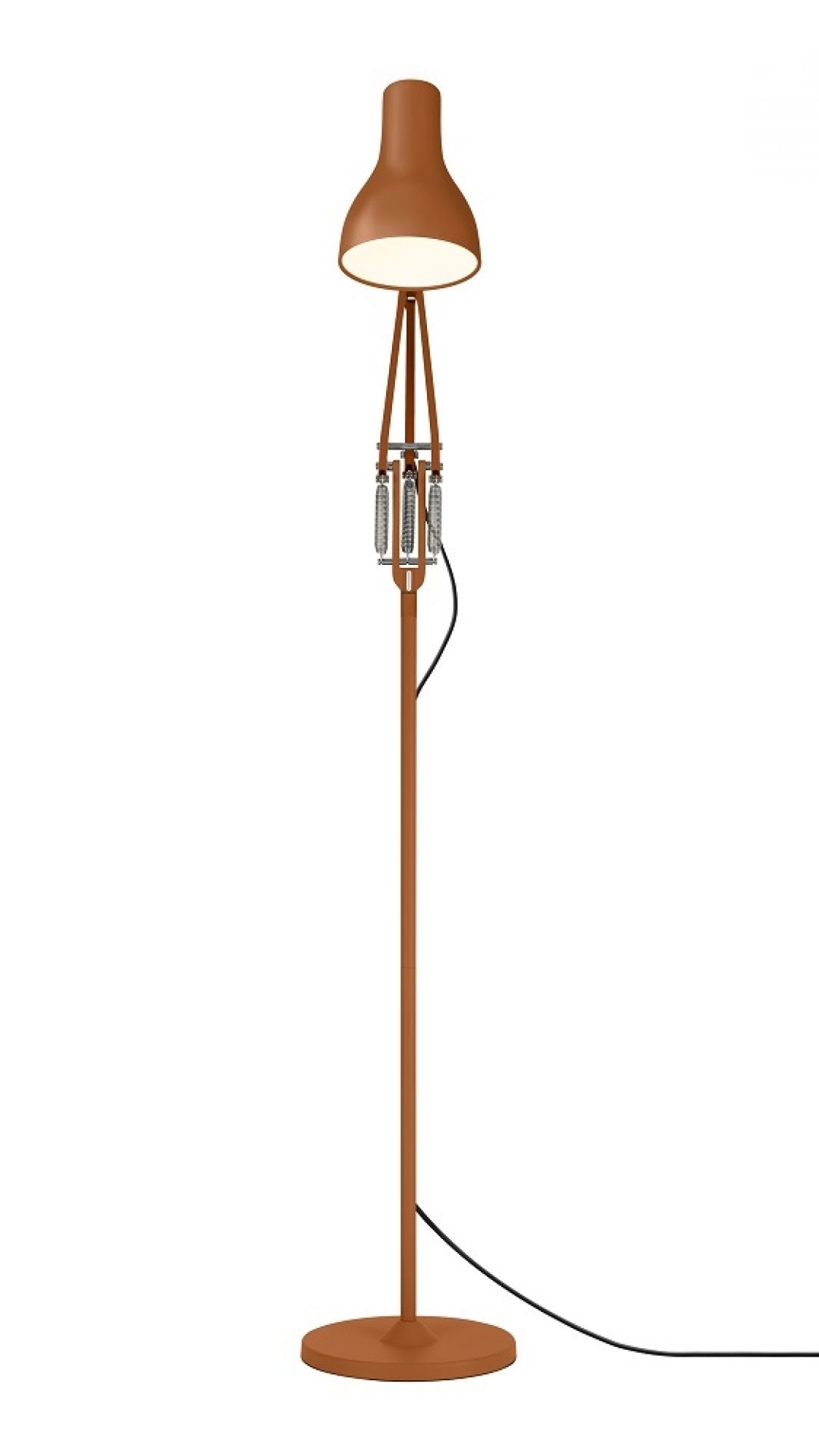 Anglepoise Type 75 Stehleuchte Margaret Howell Edition in Sienna, moderne Design Stehlampe für Wohnzimmer.