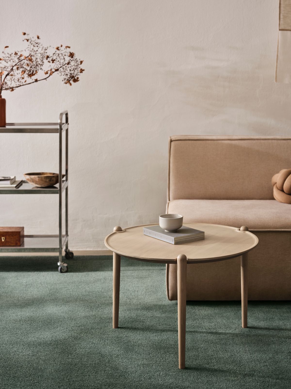 Aria Table Beistelltisch Low - Eiche hell Design House Stockholm