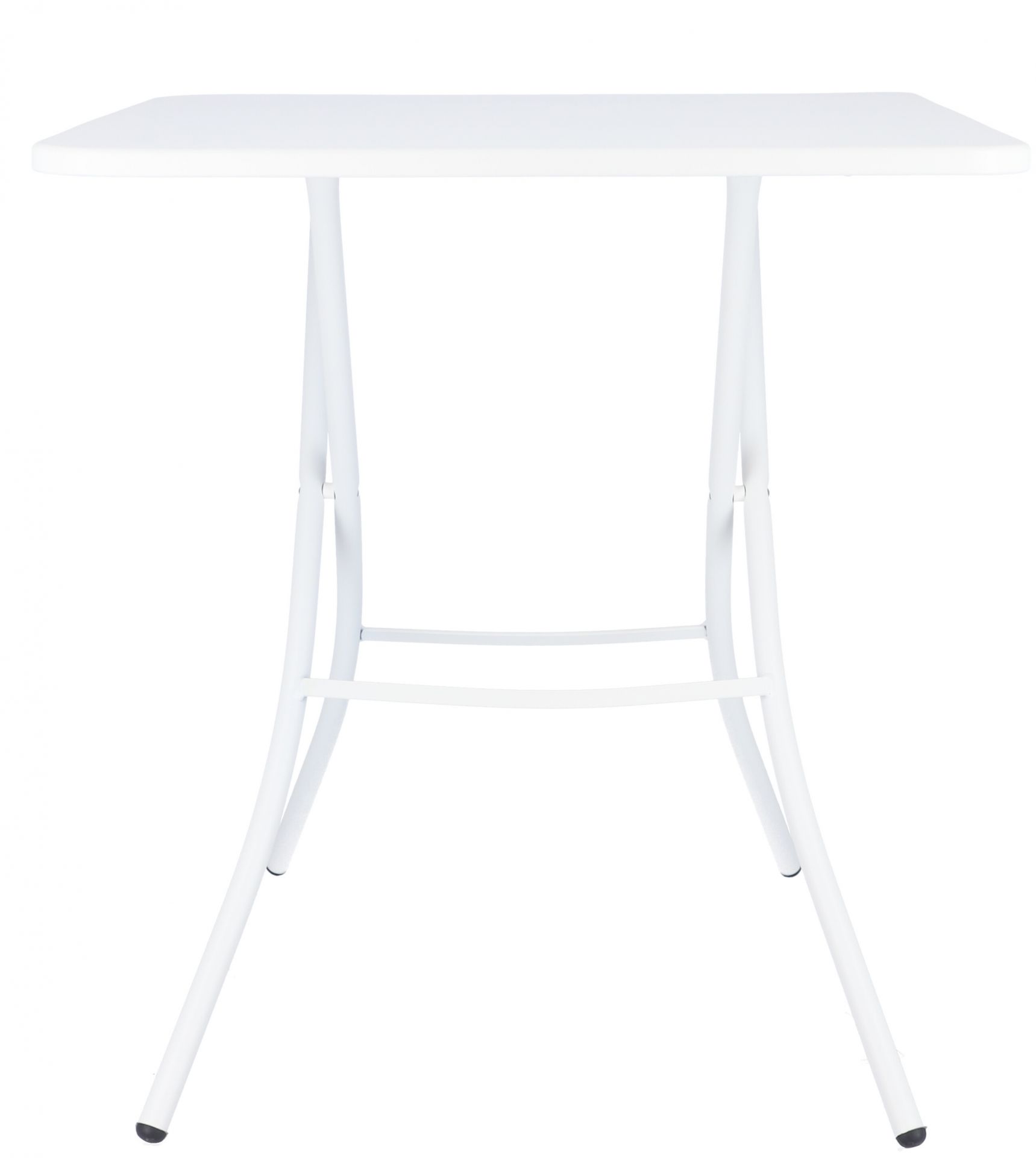 Weißer Fiam Klapptisch von Jan Kurtz für den Outdoor-Bereich, quadratisch und platzsparend.