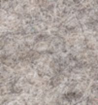 Nahaufnahme: Hellgrau melierte Filz Sitzauflage, passend für Thonet S32 Stühle, Einzelstück.