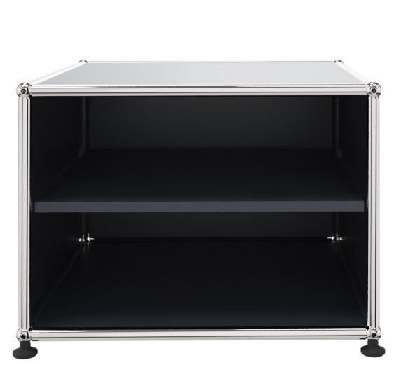 USM Haller Beistellmöbel mit Zwischentablar - anthrazit