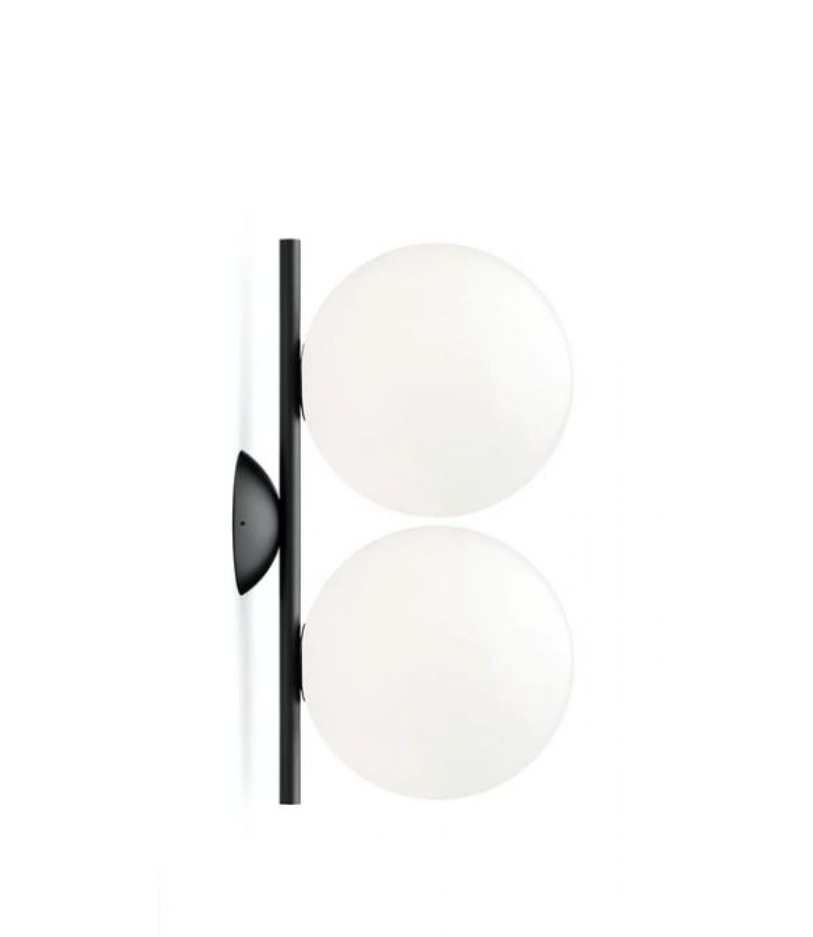 IC Lights C/W1 Double Wandleuchte / Deckenleuchte Flos Schwarz