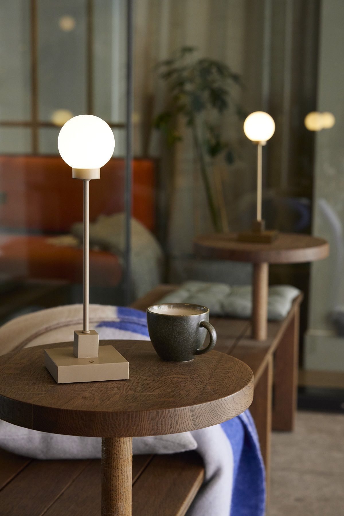 Snowball Portable Table lamp Tischleuchte / Akkuleuchte Northern