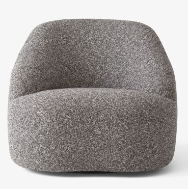 Grauer Margas Sessel von AndTradition: Moderner Loungesessel mit Stoffbezug für Wohnzimmer und Büro.