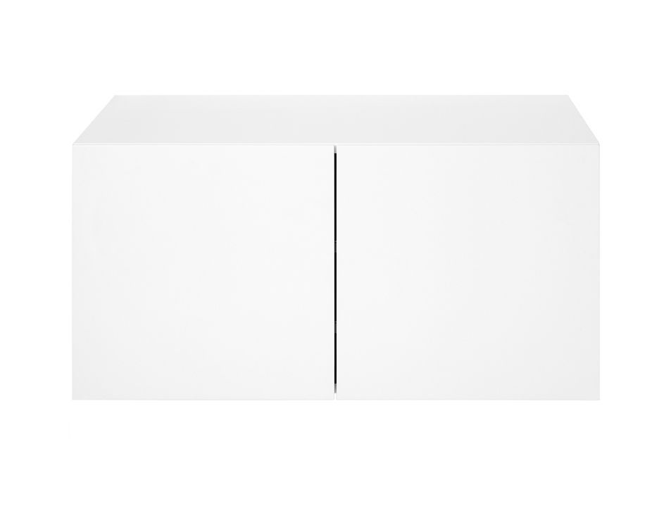 Weißes Urban Lowboard von Schönbuch mit zwei Türen, modernes Möbelstück für Wohnzimmer und Flur.