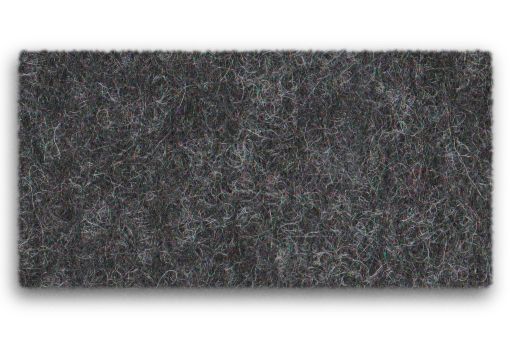 Detailaufnahme der grauen Filzoberfläche des Hey Sign Welle Paravent Elements.